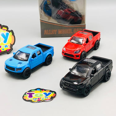 3Pcs Diecast Mini Pullback Pickup Models